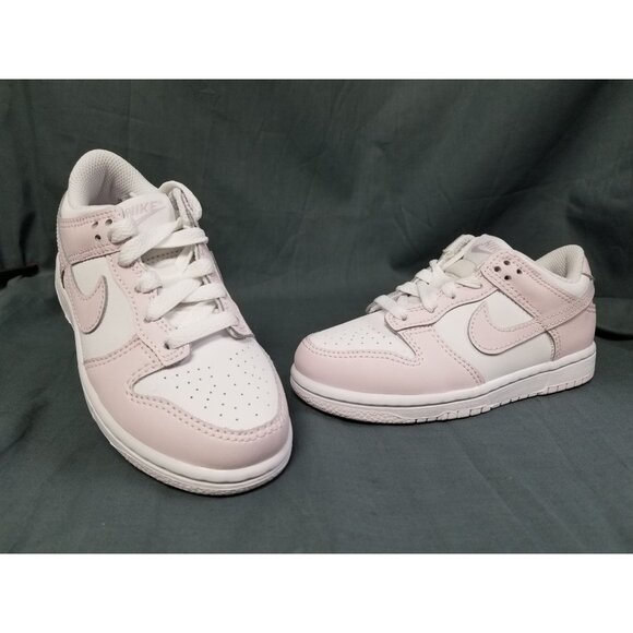 Nike Other - Nike Dunk Low White Light Violet (PS) Girls Size 11c NEW IN BOX!
